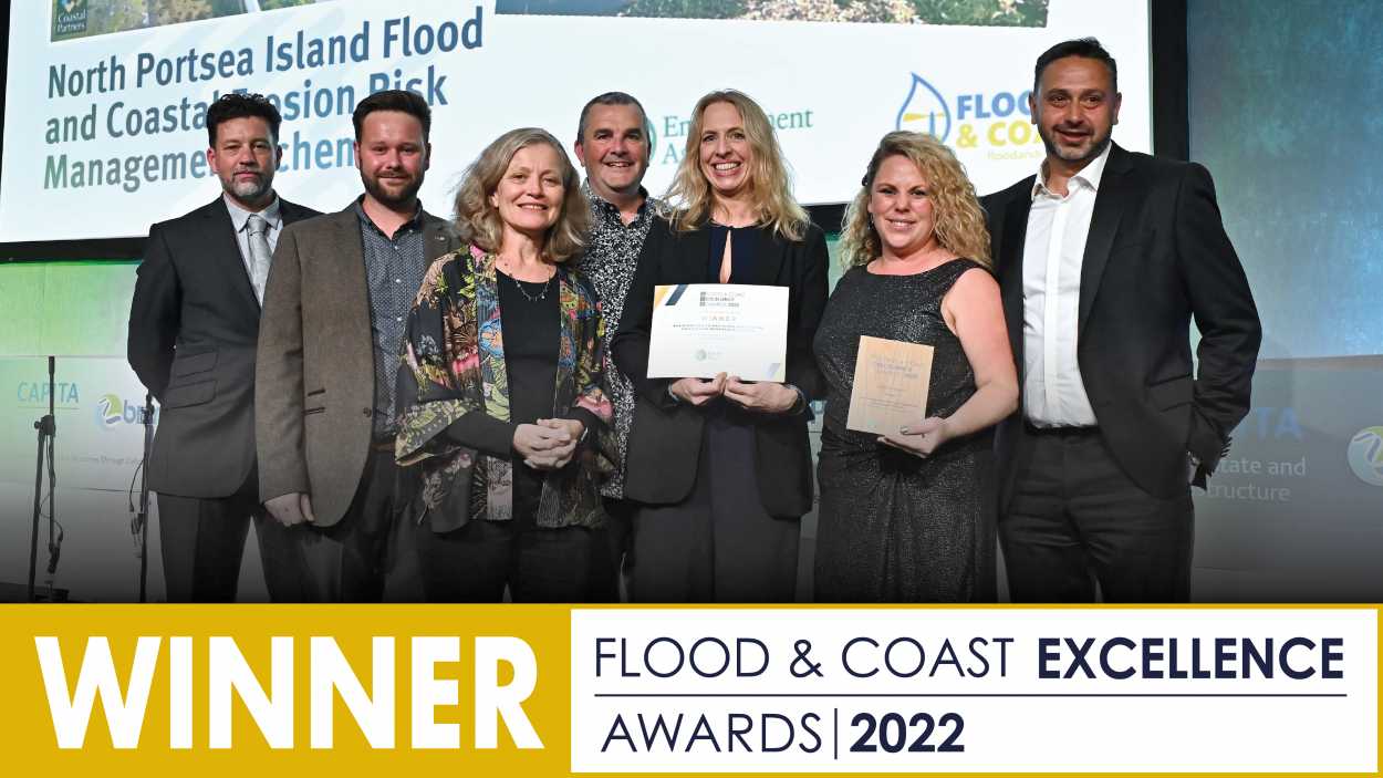 North Portsea Island Scheme success at the 2022 Flood and Coast